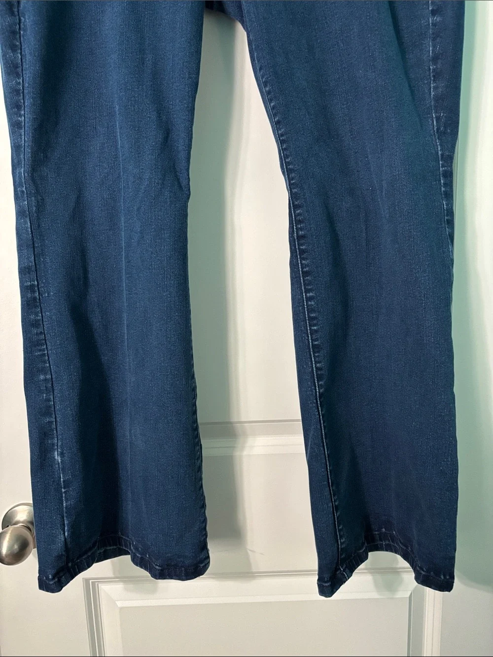 Lane Bryant Dark Blue High-Rise Boot-Leg Tighter Tummy Jeans